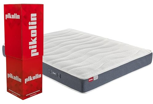 PIKOLIN Colchón Sostenible Muelles Galeón Compact | 150x190 | Colchón Enrollado de Muelles Ensacados y Viscoelástica | Firmeza Media y Gran Transpirabilidad | 24 cm | Protección Triple Barrera
