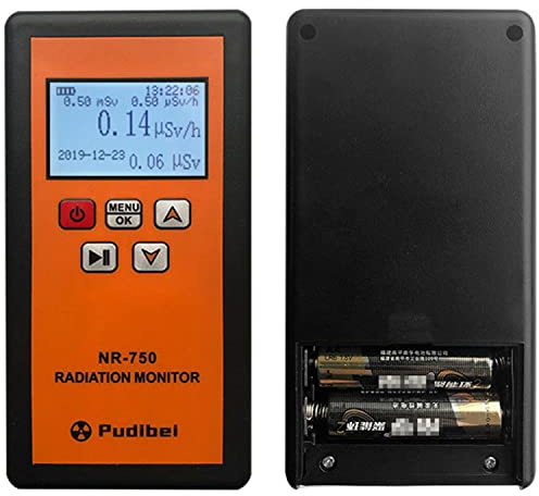 Geigerräknare - Handhållen professionell kärnstrålningsmätare, Geigerräknare Bärbar dosimeter, multifunktionell radioaktiv detektor Y röntgentestare för elektromagnetisk strålning,NR-750