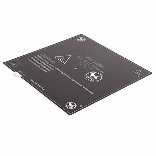 Beheiztes Bett für 3D-Drucker, Aluminium, 300 x 300 x 3 mm, 35,4 Zoll, beheiztes Bett, stabile Stromversorgung für 3D-Drucker