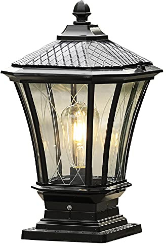 Chao Zan Farola de Exterior,Lámpara de Sobremuro para Exteriores,Luces Jardín Impermeable para Paisaje Caminos Deco (C)