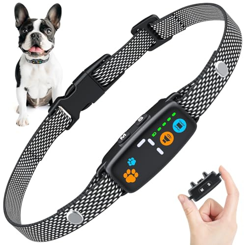 CAWJUG Collar Antiladridos para Perros, Collar Vibración Recargable