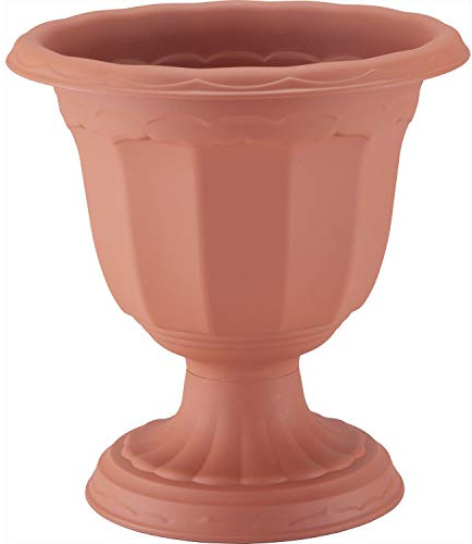 Appleware Cup Pot, Queen Cup, D-28 Type, Brown, Soil Capacity, 1.1 gal (4.5 L), Depth 11.0 x Width 11.1 x Height 11.4 inches (28 x 28 x 29 cm), Planting Planting, Petunia, Stand Cup, Made in Japan