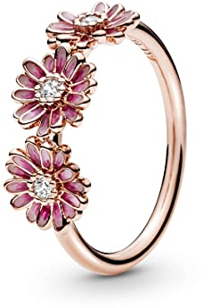 PANDORA ROSE Ring Gänseblümchen-Trio rosé-vergoldet 188792C01