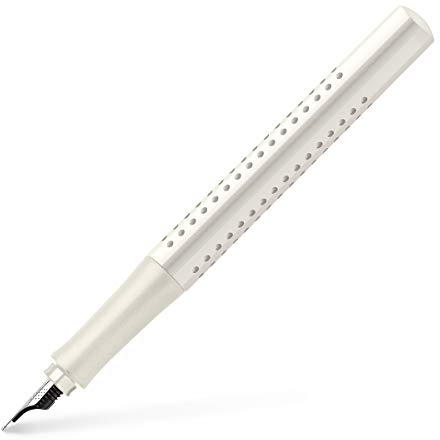 Faber-Castell 140821 - Füller Grip 2010, Stärke B, coconut milk, 1 Stück