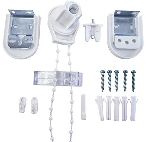 Furnished Roller Blind Fittings Replacement Repair Kit - Durable Easy Fit Child Safe - Spare Set for 25mm Roller Blinds