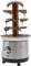 4-stufiger Schokoladenbrunnen, 1.2L Elektrischer Schoko Brunnen Edelstahl, Schokofondue für Familienfeiern, Hochzeiten, Geburtstage, Jubiläen