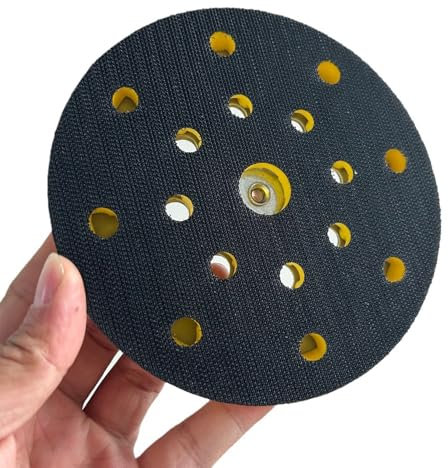 Biglumin Plato abrasiv - disco de lijado neumático de 150 mm, 6 discos de lija 150mm,para disco de lijado Festool RO1/RO2E/RO150E/ES150/ET2/ETS150/LEX150LET/WTS 150/Rotex 150 disco de lijado blando.