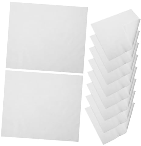 VILLFUL 30 Sheets Filter Cotton Paper Microfiber Nail Dust Filters Nonwoven Replacements Fabric Lint Replacement Nail Dust Collector Non-woven Fabric White