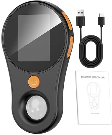 Digital Microscope Handheld - Portable Magnifier, Compact Inspection Equipment, 200W Pixels 2.0 IPS Display | Precision Observation Tool Kit for Laboratory Hobby Coin Jewelry Studies