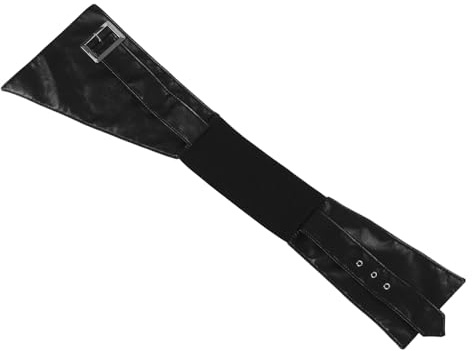 TOPPERFUN Cinturón y Suave para Mujer Cinturón Elástico Tipo Corsé de Piel Sintética para Vestidos Casuales y Uso Diario