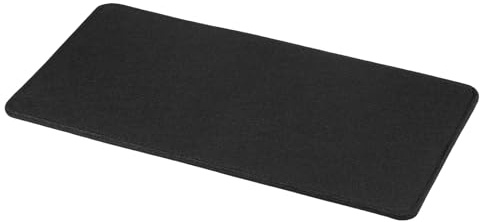 QUARKZMAN Forma De Base De Fieltro 14 X 7 Pulgadas Rectángulo para Bolso Insertable Almohadilla para Fondo De Bolso Placa Forro Esquina Arqueada para Bolso Bandolera Mochila Negro