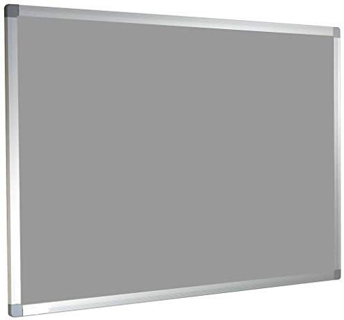 Viz-Pro Grey Felt Pin Board 900X600mm