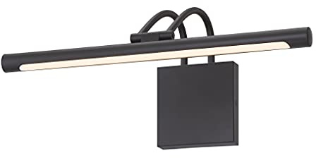 Westinghouse iluminación 75016 Aplique LED ajustable y regulable para iluminar cuadros, 15 W, 43 cm, acabado negro mate, 3000 K