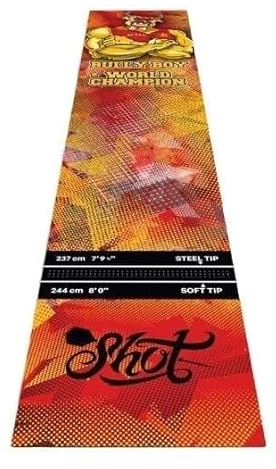 Shot Michael Smith 300x60cm Dartmatte