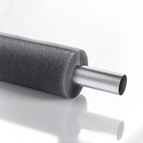 Bauhandel24-1m Rohrisolierung selbstklebend Schaumstoff Rohr Isolierung Heizungsrohre 20 mm Isolierstärke | Ø 28 mm Rohrdurchmesser