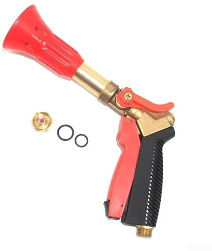 wenyouya Spruzzatore da giardino in ottone e rame, 32 cm, multifunzionale, per alberi da frutto e prati, impugnatura comoda, uso professionale all'aperto (confezione da 4)