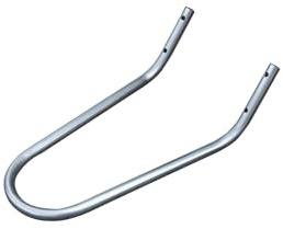 UNITRAILER Soporte de Bloqueo de Rueda Delantera para Remolque de Moto, 469 mm de Altura, Compatible con MOTO 1 y MOTO 3, Acero Reforzado para Transporte Seguro y Estable