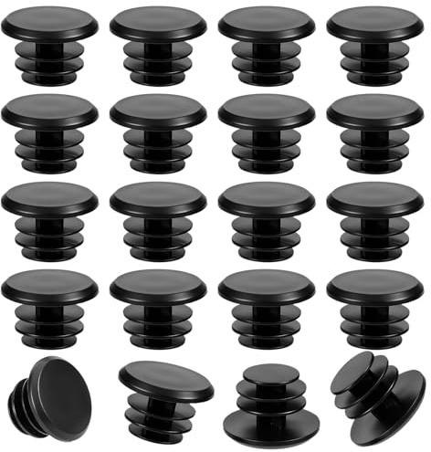 Mozeat Lens 20 Pieces Handlebar End Caps Bar Ends Plugs Bike Bar End Caps