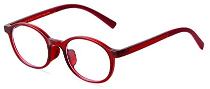 ADEWU Kinderbrille Ohne Stärke Blaulichtfilter Rund Oval Brillenfassung Brillengestell Anti Blaulicht Brillen TR90 Rahmen für Mädchen und Jungen