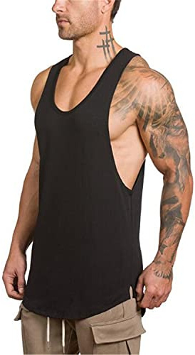 Cabeen Canotta Uomo Bodybuilding Gym Tank Canottiera Palestra Sportive Fitness Maglie Senza Maniche Cotone