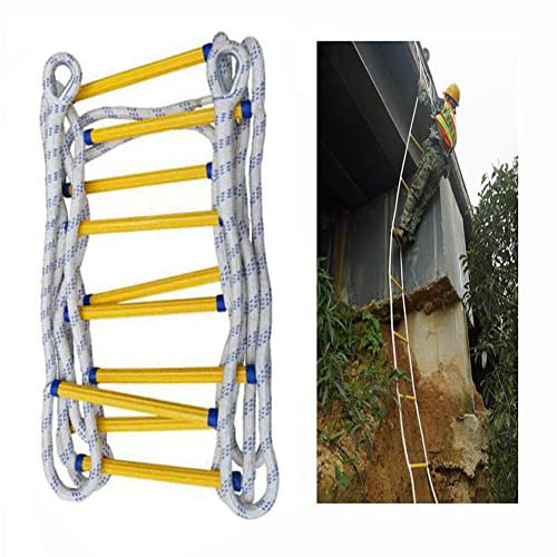 Escape Rope Ladder, Fire Escape Ladders Home Lifeline Ladder Emergency Rope Ladder Escape Ladder for and Balconies/12M/39Ft