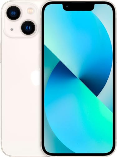 Apple iPhone 13 Mini, 128GB, Starlight - Unlocked (Renewed)