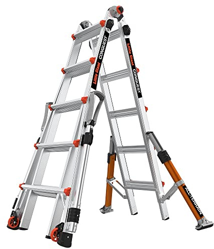 Little Giant Conquest Pro-Leiter mit All-Terrain – 5 Stufen, 16332 Pro