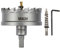 Mollom (83mm | 3-1/4'') Heavy Duty Carbide Hole Saw with 2 Pilot Drill Bits, Hole Cutter cuts Stainless Steel, mild Steel, Iron, Copper, Brass, Plastic
