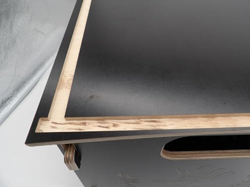 Manufaktur Martinshof Bierkasten Flaschenrutsche Deckel schwarz-braun Herrentag, Himmelfahrt, Geschenk für Männer, Party, Biergarten, Vatertag