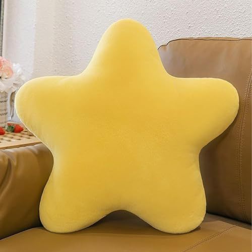 Star Throw Pillow, 30/40cm Decorative Pillows for Sofa Bed, Plush Star Shaped Cushions, Cute Stuffed Pillow Plush Toy, Comfortable Sleeping Cushion for Bedroom Couch Living Room Home Decoration