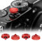 REYGEAK Per Fujiifilm - Pulsante di scatto per fotocamera (confezione da 4/4 rosso), in rame, pulsante di scatto per fotocamera compatibile con Fuji Fujifilm X-T5 X-T4 X-T3 accessori