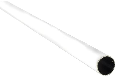 bricoleva.it - Tubo Armadio Resistente, Tubo per Appendiabiti, Barra Appendiabiti per Guardaroba e Cabine Armadio (Tondo - 90cm, Bianco)