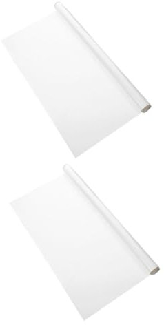 VILLCASE 2sets Pellicola Per Lavagna Bianco Erasabile Statico Per Scrittura e Facile Installare Su e