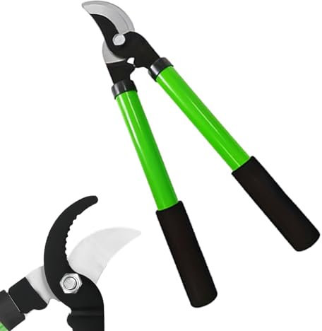 Bypass Tree Loppers – Garden Loppers with Carbon Steel Blade, 37cm Lightweight Branch Cutters, Effortless Pruning Shears for Branches Up to 30mm, Ideal for Gardening & Landscaping