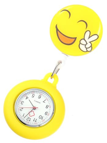 Baluue Reloj de Solapa para Enfermeras Diseño de Aleación de Zinc, Estilo Cómodo y Profesional, Obsequio Adecuado para Enfermería y Uso Diario