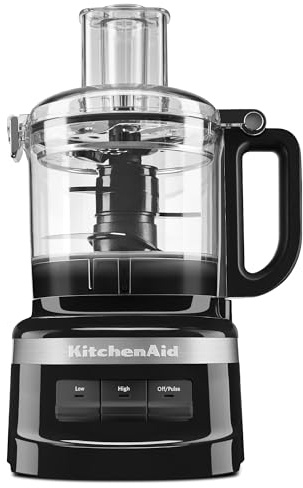 KitchenAid 5KFP0719EOB Foodprocessor, mit kleiner Standfläche, 1,7 l Fassungsvermögen, Onyx schwarz