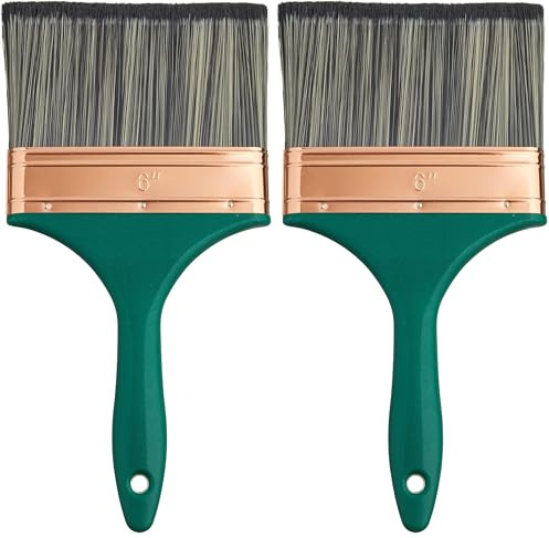 ProDec Pennello da parete professionale da 6 pollici per la pittura rapida con pitture ad emulsione su pareti e soffitti, 6 150 mm (Confezione da 2)