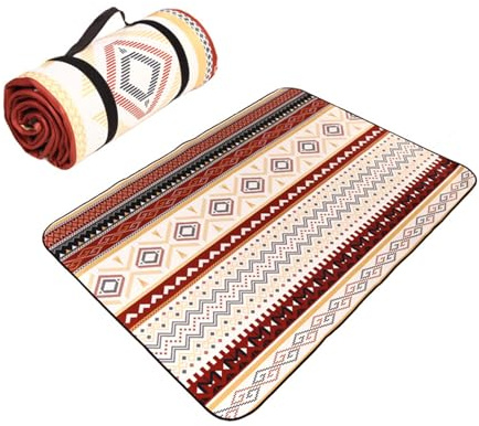 Colrid Manta Picnic Impermeable 150x200 cm - Lavable, Portátil y Antiarena para Playa, Barbacoa, Camping | Toalla Grande de Secado Rápido con Bolsa de Transporte (Beige, 2-4 Adulto)