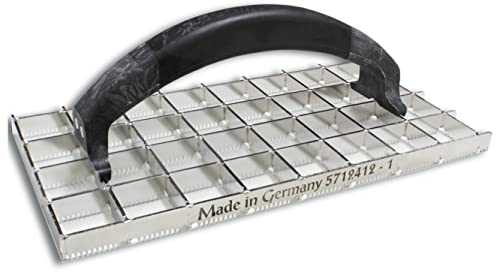 Karl Dahm Schleifwunder klein, 290 x 150 mm I Hochwertiger, rostfreier Edelstahl-Schleifbrett für Kalkzement, Ytong, Gipsbeton, Sandstein etc. I Professionelles Verputzer Werkzeug– 11465