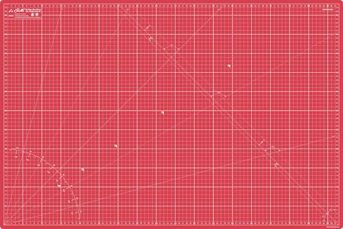 La Canilla Schneidematte A1 Selbstheilend (60x90 cm - 36x24) Cutting Mat Schneideunterlage für Basteln, Nähen, Patchwork | Schneidunterlage Arbeitsunterlage Markiert in Zentimetern und Zoll