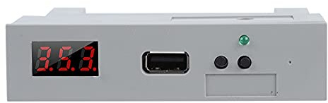 Qiilu Floppy Drive Emulator Animal White Abs Sfr1M44 U100 3.5In 1.44Mb USB Ssd Floppy Drive Emulator Plug and Play