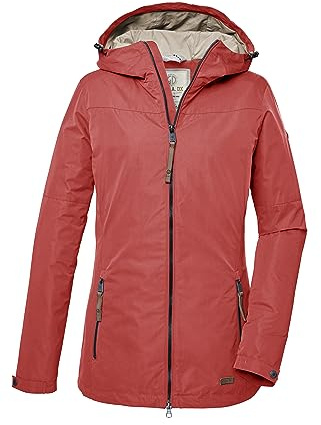 G.I.G.A. DX GS 18 WMN Jckt Funcional con Capucha/Chaqueta de Exterior, Dark Coral, 40 Women´s