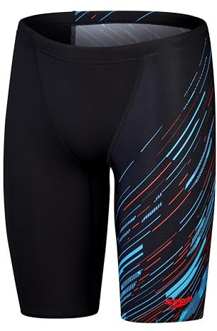 Speedo Herren Hyperboom V-Cut Jammer | Schnelltrocknend | Training | Fitness | Chlorbeständige Jammer (1er Pack)