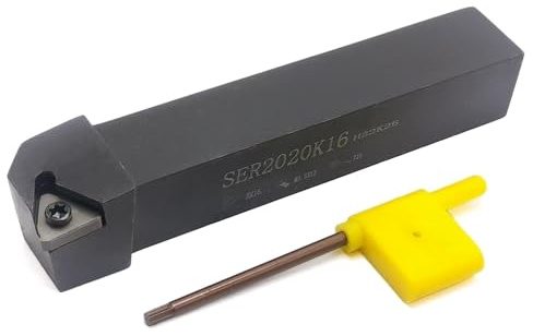 Utensili per tornio SER 1212 1616 2020 2525 H16 K16 M16 portautensili per tornitura filettata 16ER PCD CBN inserti in metallo duro inserti AG55 AG60 Utensili Per Tornio(SER2020K16)