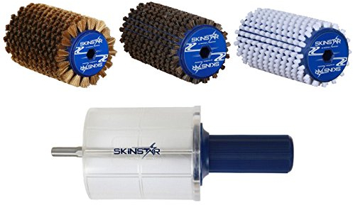SkinStar Komplett Bürsten Set Rotorbürste WorldCup Professional 5-teilig 120mm