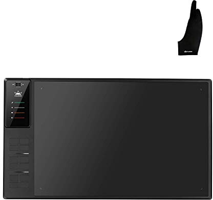 HUION WH1409 Wireless Graphic Drawing Tablet and Artist Glove