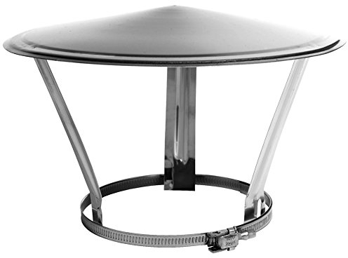 Universalhaube 160-245 mm Schornsteinabdeckung Kaminhaube Kaminofen Regenhut Edelstahlschornstein