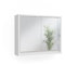 Vicco Badspiegelschrank Mila, Badezimmerspiegel, Weiß, 55 x 45 cm