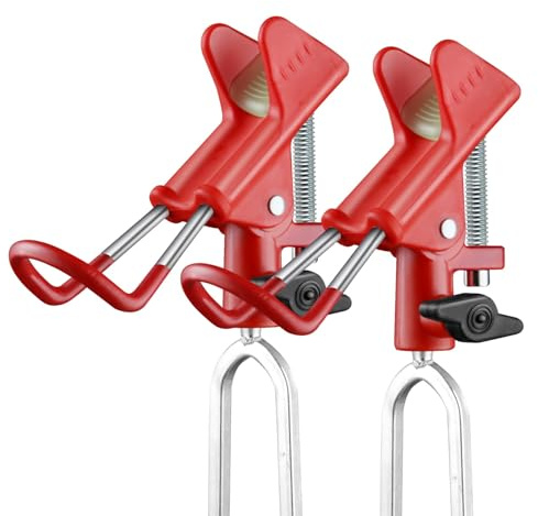 E-jades Fishing Rod Holder for Ground, Upgraded Bank Fishing Pole Holders 360° Adjustable, 2/4pcs Extra Long Drill Rod Stand for Catfish, Beach, Mud, Men‘s Birthday Gifts - Enlarged & Extended Head
