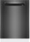 Bosch SMP6ZCC71S, Serie 6, Smarter Unterbau-Geschirrspüler, 60 cm, Besteckschublade, Spülmaschine mit Zeolith Trocknung, außerordentlich leise, höhenverstellbarer Oberkorb, Black Inox, AquaStop